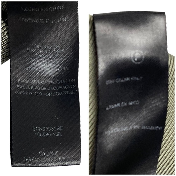 BEBE BUSTIER BODYCON OLIVE GREEN STRETCH MERMAID HEM MIDI DRESS - Picture 14 of 14